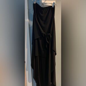 White Birch Black Maxi Skirt
